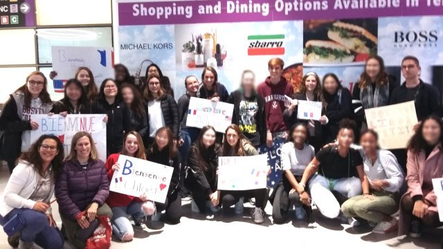 Arrivée à Boston : un accueil très sympathique de nos correspondants